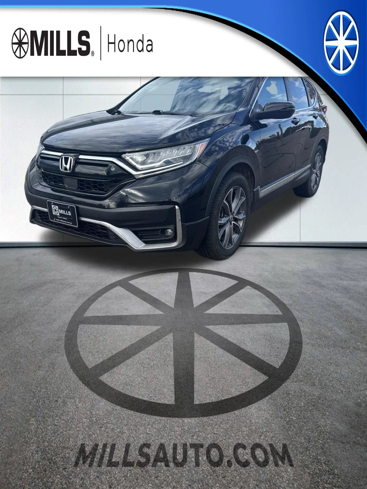 Used 2020 Crystal Black Pearl Honda Touring image 1