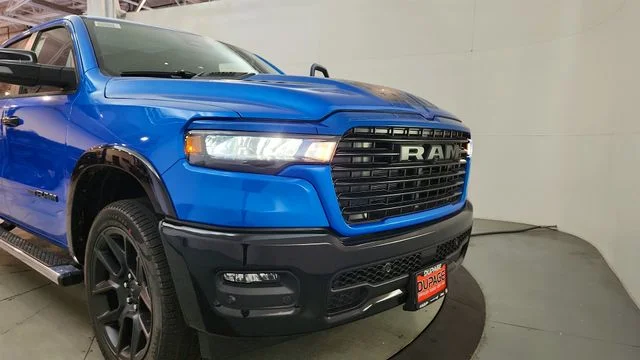 New 2026 Hydro Blue Pearl-Coat Exterior Paint RAM Laramie image 26
