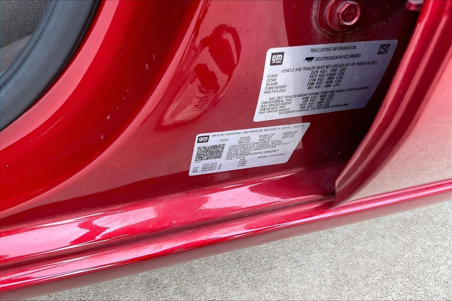 Used 2023 Radiant Red Tintcoat Chevrolet LT image 34