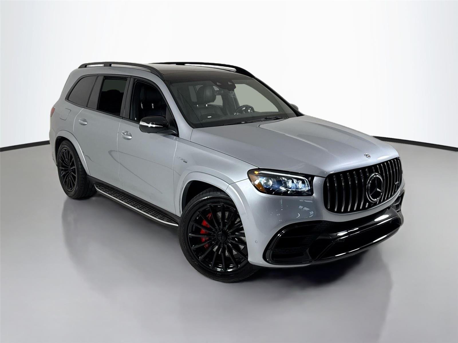 Used 2023 Cirrus Silver Metallic Mercedes-Benz AMG® GLS 63 | AMG® Performance Steering Wheel | Heated/Cooled Seats image 52