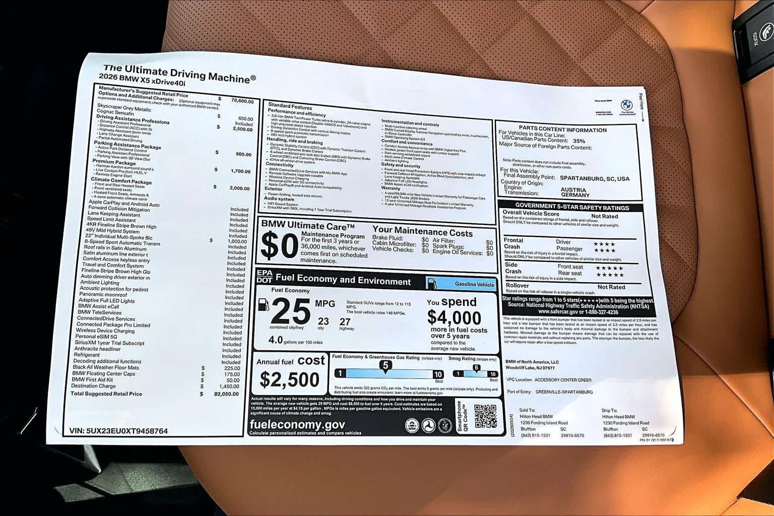 New 2026 Skyscraper Grey Metallic BMW xDrive40i image 18