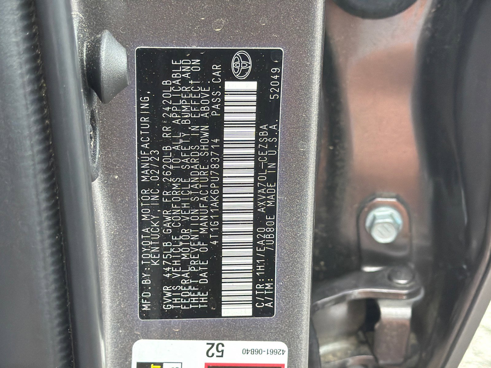 Used 2023 Predawn Gray Mica Toyota SE Nightshade image 33