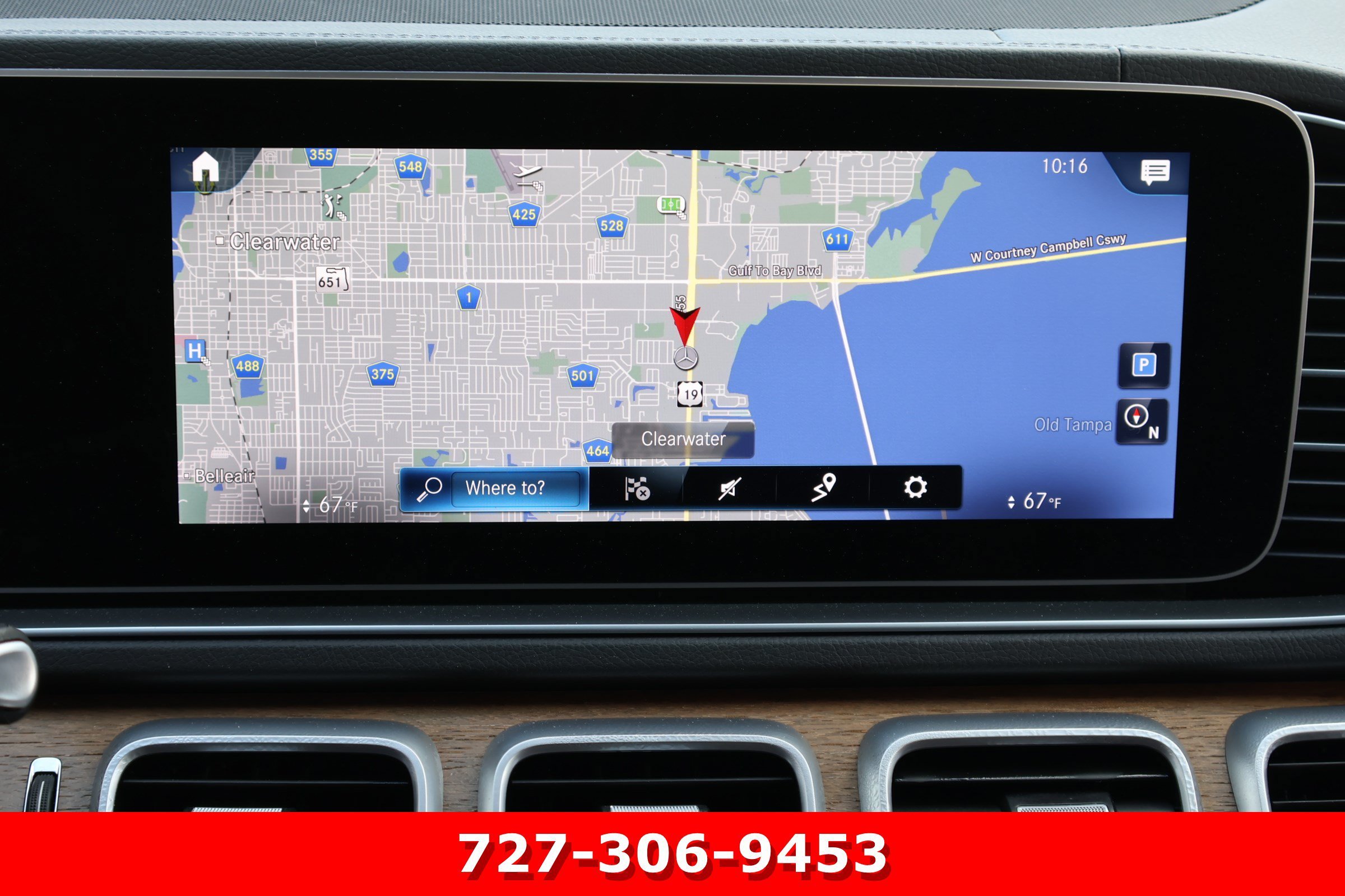 Certified Used 2023 Obsidian Black Metallic Mercedes-Benz GLS 450 image 3