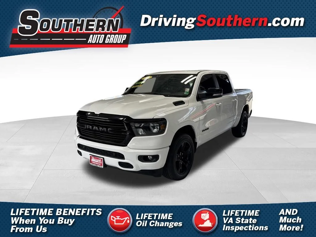 Used 2021 White Ram Big Horn/Lone Star image 1