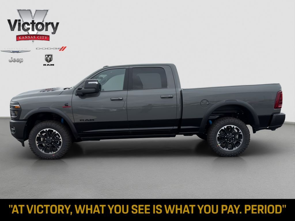 New 2026 Ceramic Gray Clear-Coat Exterior Paint RAM Rebel image 4