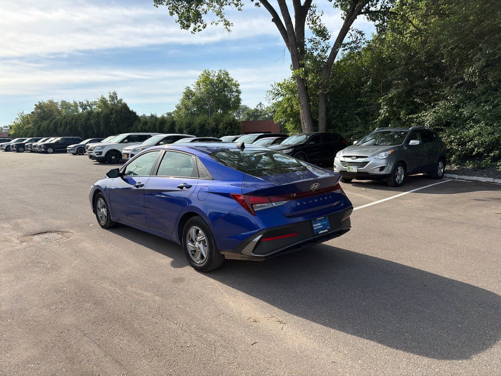 Certified Used 2025 Intense Blue Hyundai SE image 3
