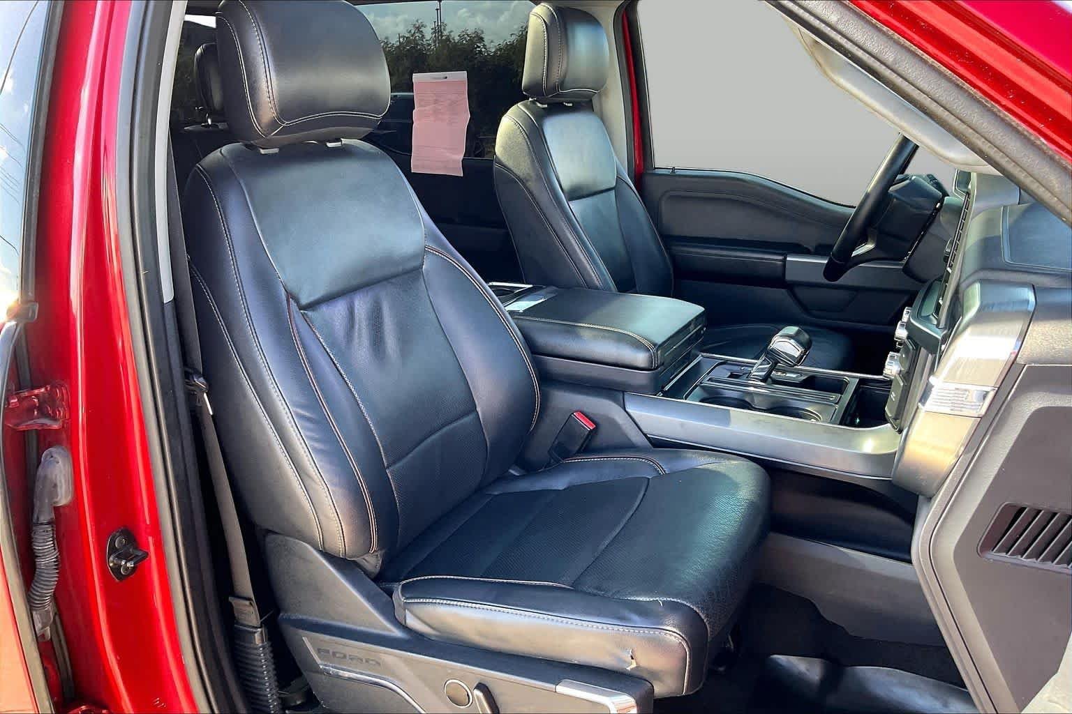 Used 2021 Rapid Red Metallic Tinted Clearcoat Ford LARIAT image 8