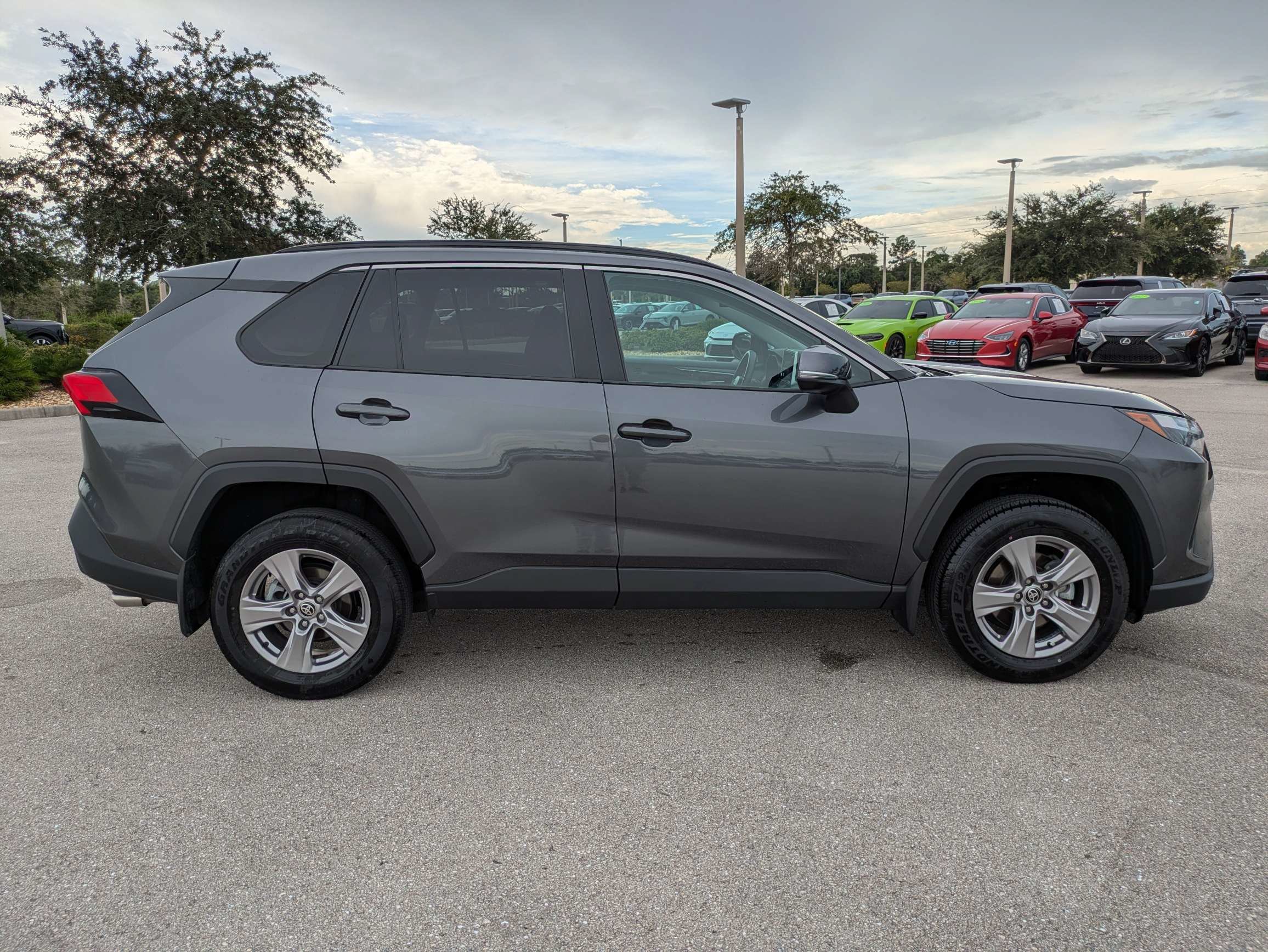 Used 2025 Magnetic Gray Metallic Toyota XLE image 3