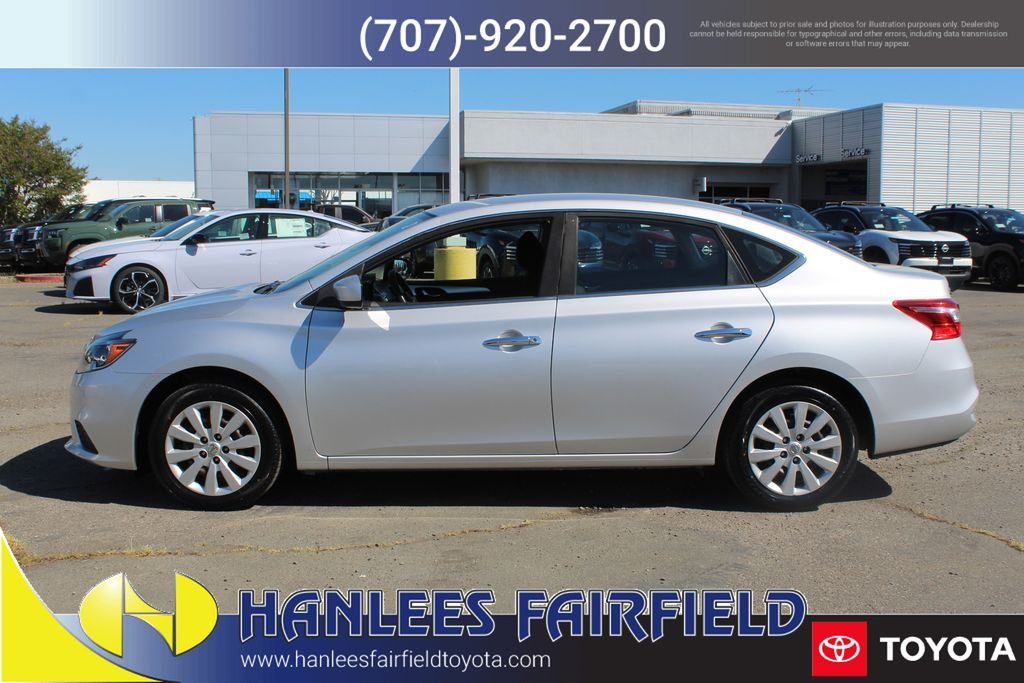 Used 2018 Nissan Sentra S with VIN 3N1AB7AP9JY296858 for sale in Fairfield, CA