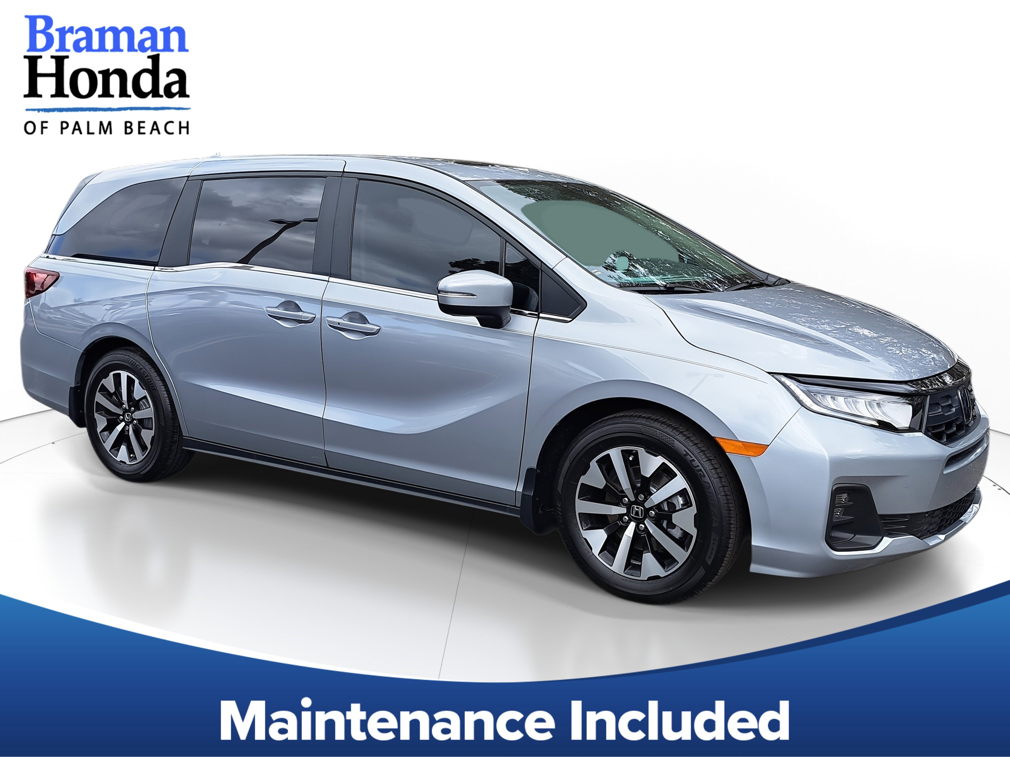 New 2026 Solar Silver Metallic Honda EX-L image 1