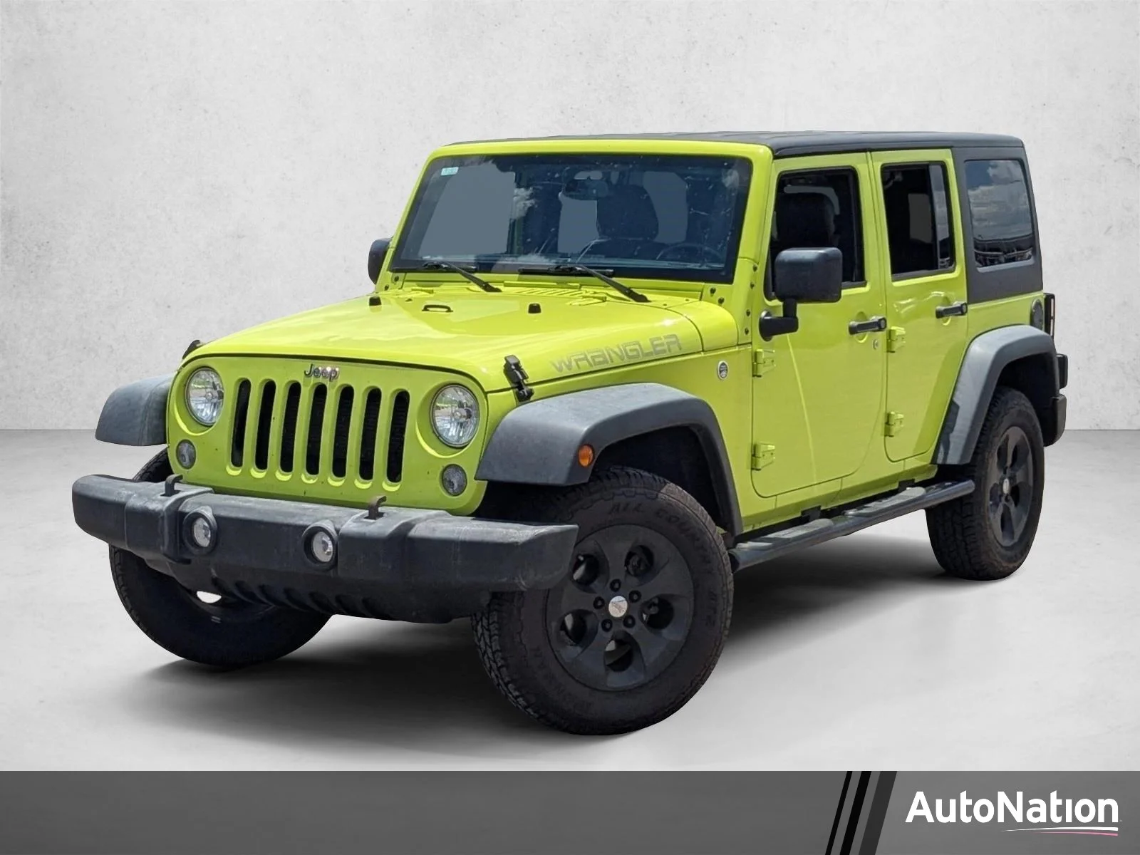 Used 2017 Hypergreen Clearcoat Jeep Sport image 1