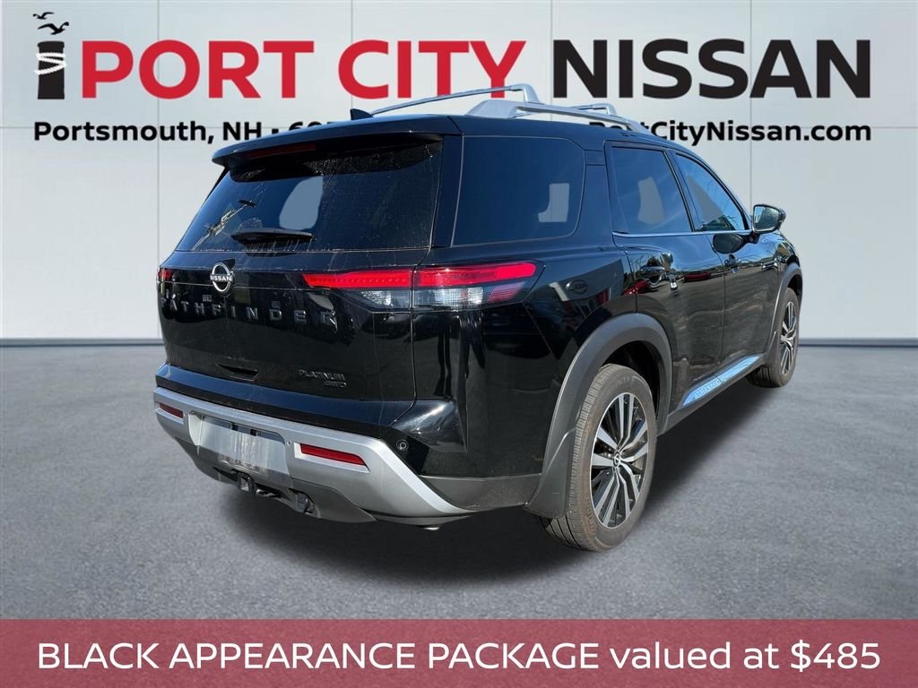 Used 2025 Super Black Nissan Platinum image 3