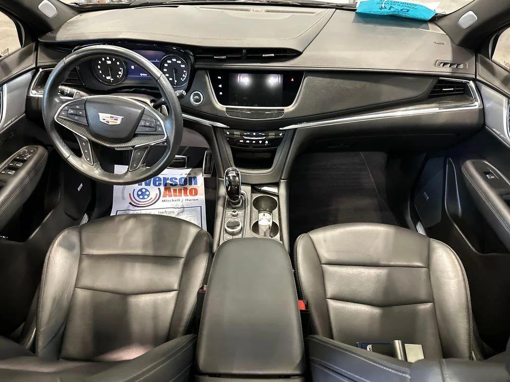 Used 2023 Stellar Black Metallic Cadillac AWD Sport image 27