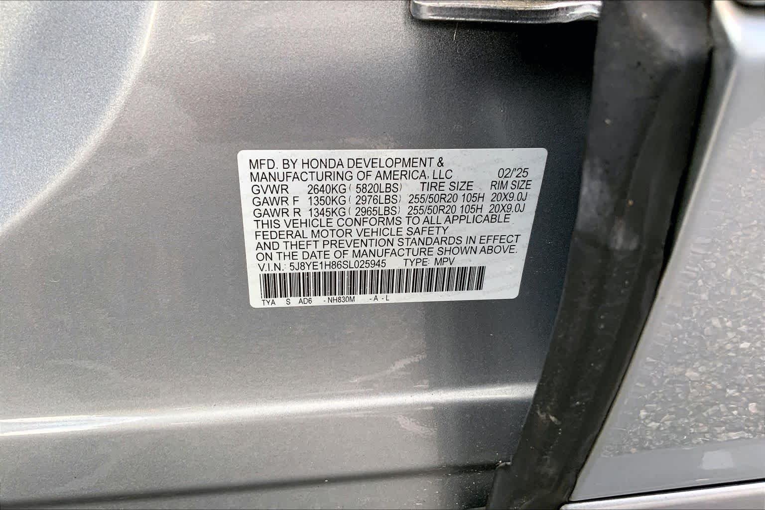 Used 2025 Lunar Silver Metallic Acura w/Advance Package image 31