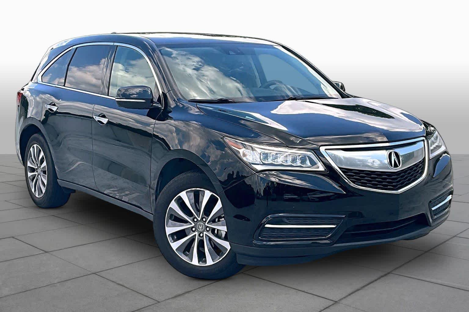Used 2015 Crystal Black Pearl Acura Tech Pkg image 3