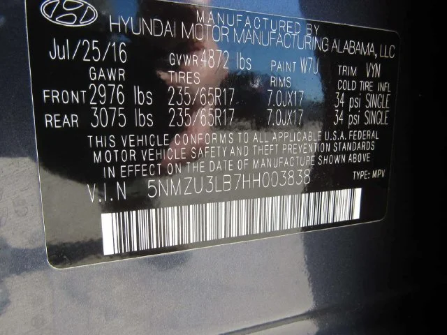 Used 2017 Marlin Blue Hyundai 2.4 Base image 27