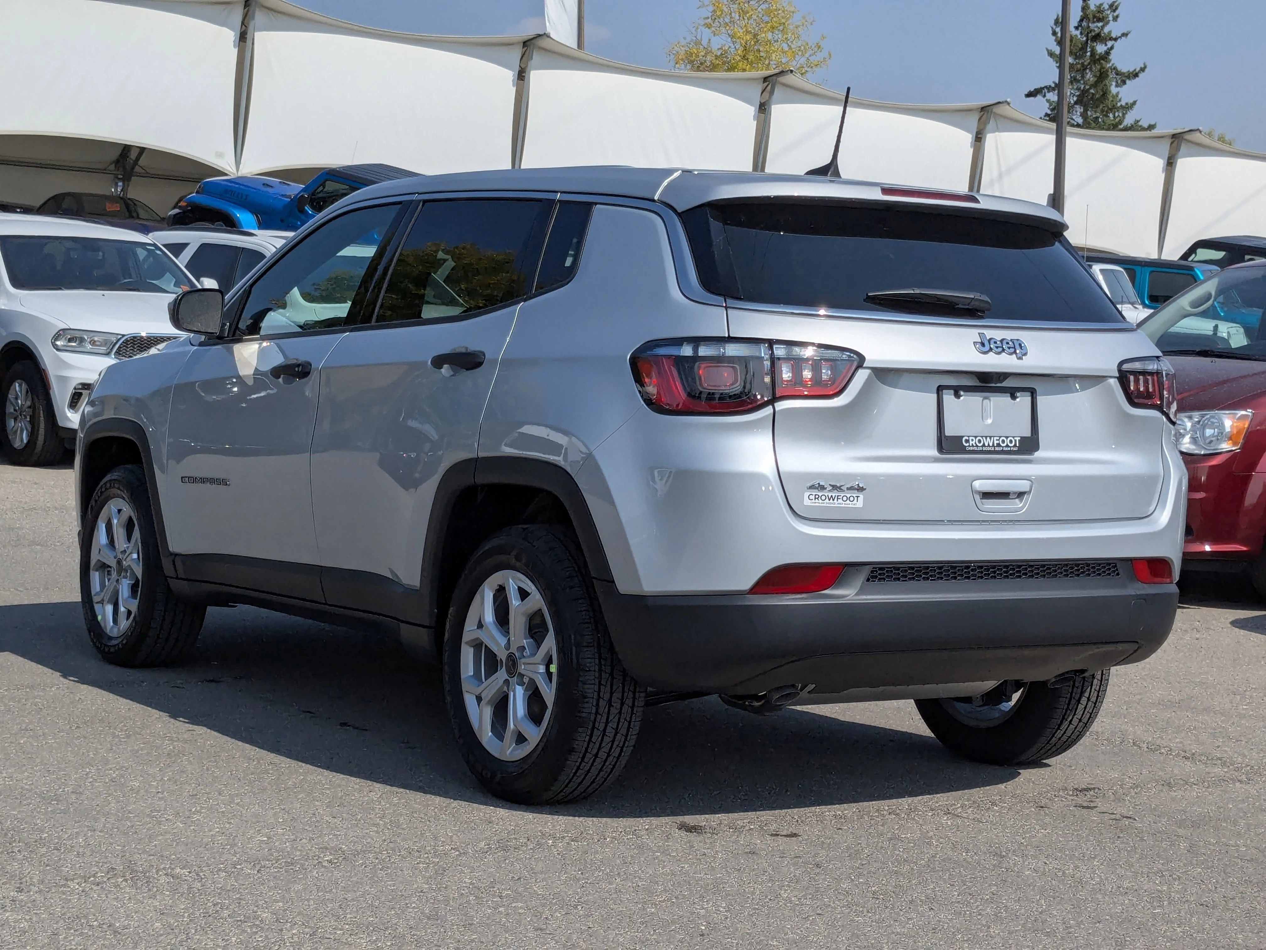 New 2025 Silver Jeep Sport - - Forward Collision Warning - LED Head Lamps - Heated Seats and More! image 6
