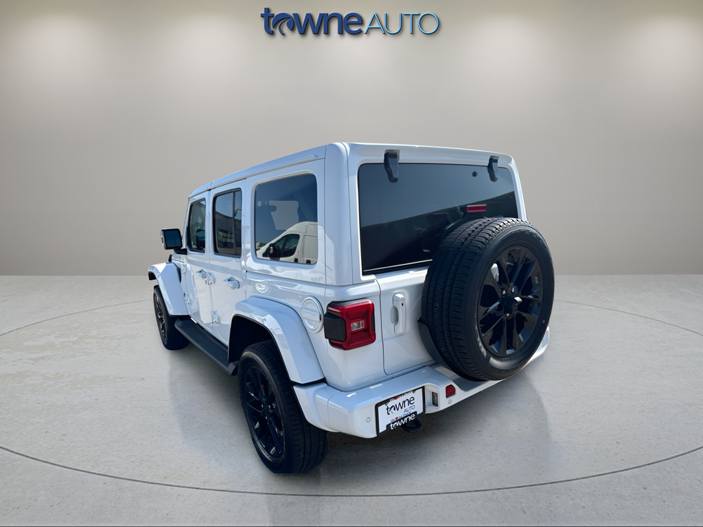 Used 2021 White Jeep Unlimited Sahara High Altitude image 4