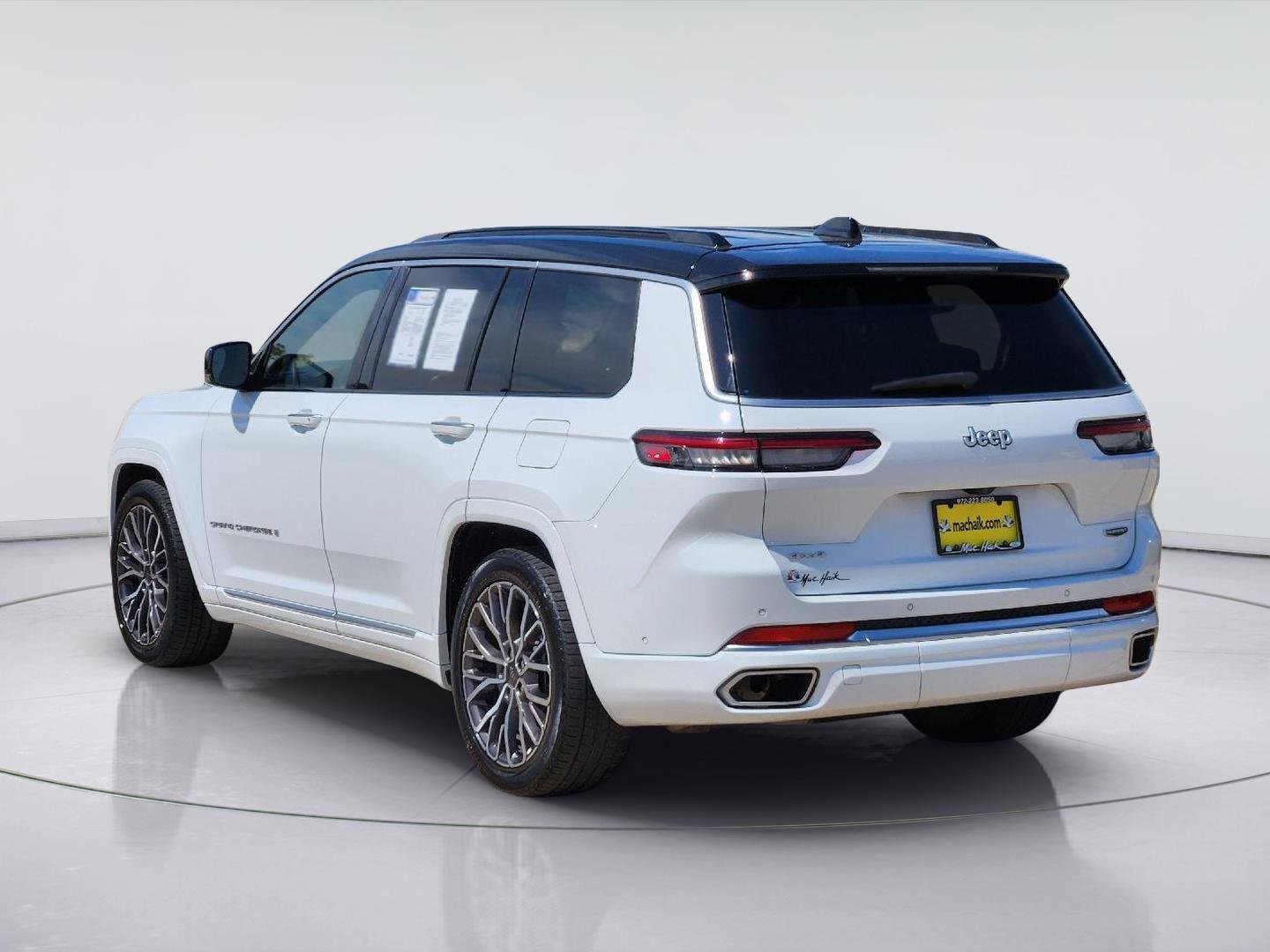 Used 2025 Bright White Clearcoat Jeep Summit Reserve image 6