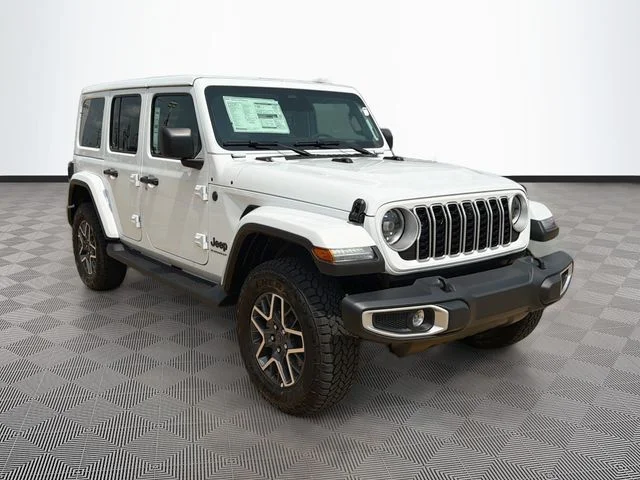 New 2026 Bright White Clear-Coat Exterior Paint Jeep Sahara image 1