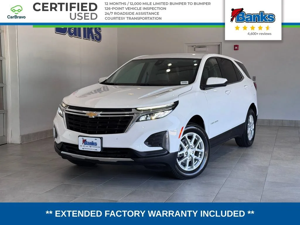 Certified Used 2023 Summit White Chevrolet LT image 1