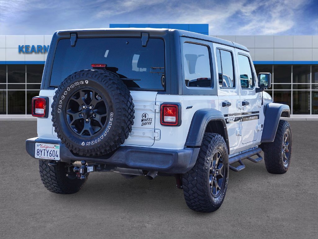 Used 2021 White Jeep Unlimited Willys image 6
