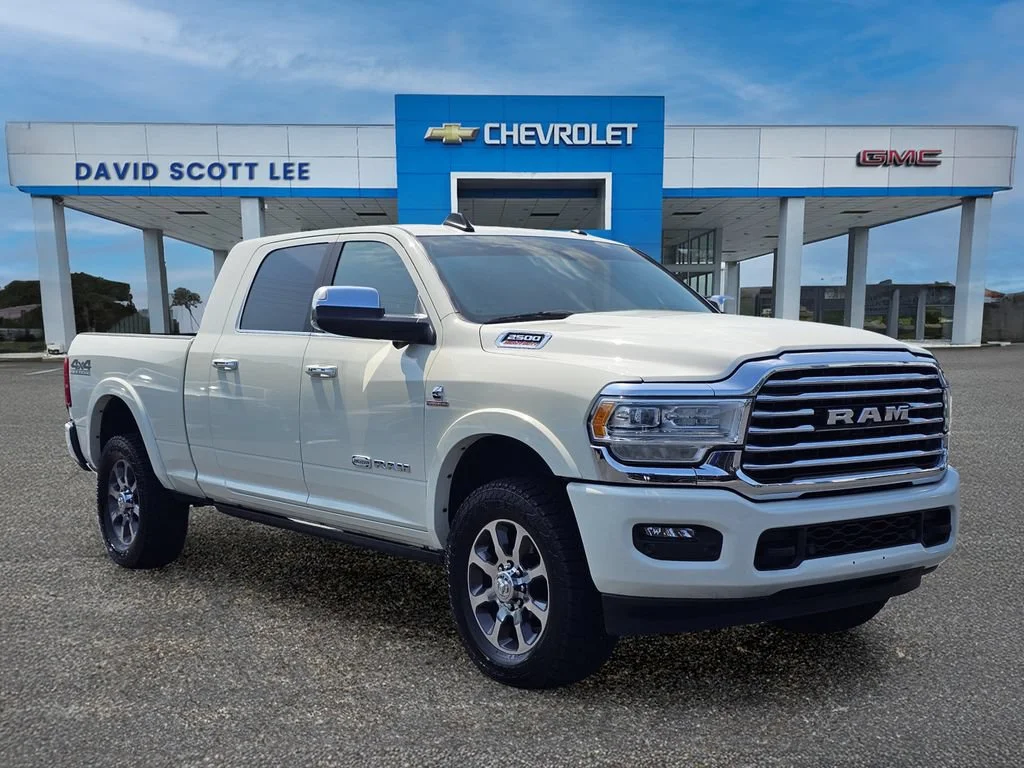Used 2021 Pearl White Ram Longhorn image 5