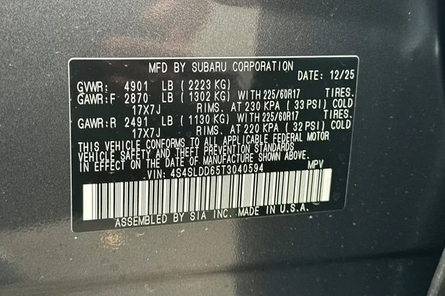 Used 2026 Gray Subaru Premium image 23