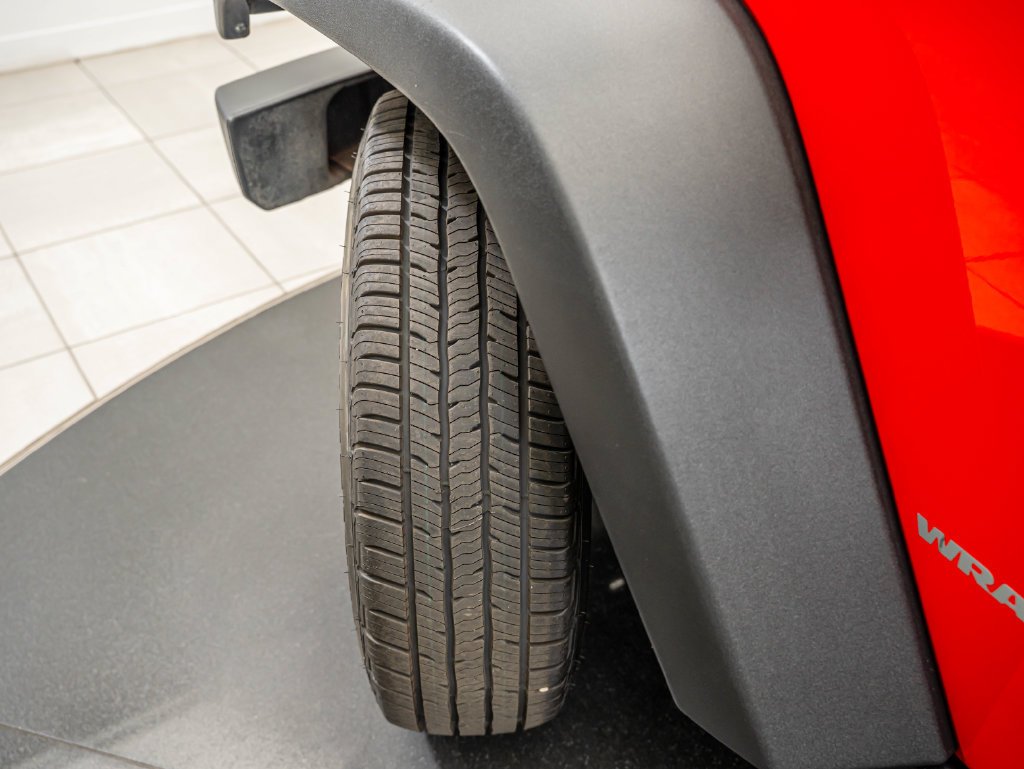 Used 2008 Flame Red Clearcoat Jeep Rubicon image 47