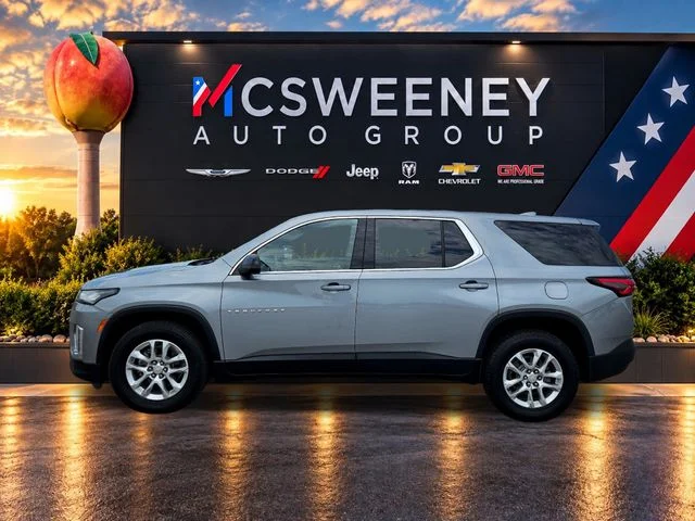 Used 2023 Chevrolet Traverse LS with VIN 1GNERFKW3PJ124680 for sale in Clanton, AL