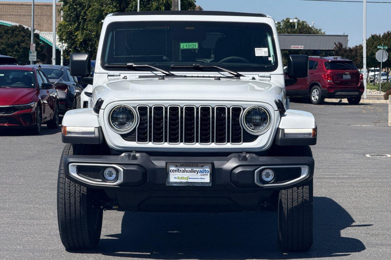 New 2026 Bright White Clearcoat Jeep Sahara image 9