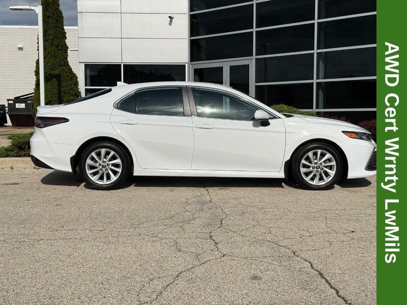 Certified Used 2022 White Toyota LE image 2