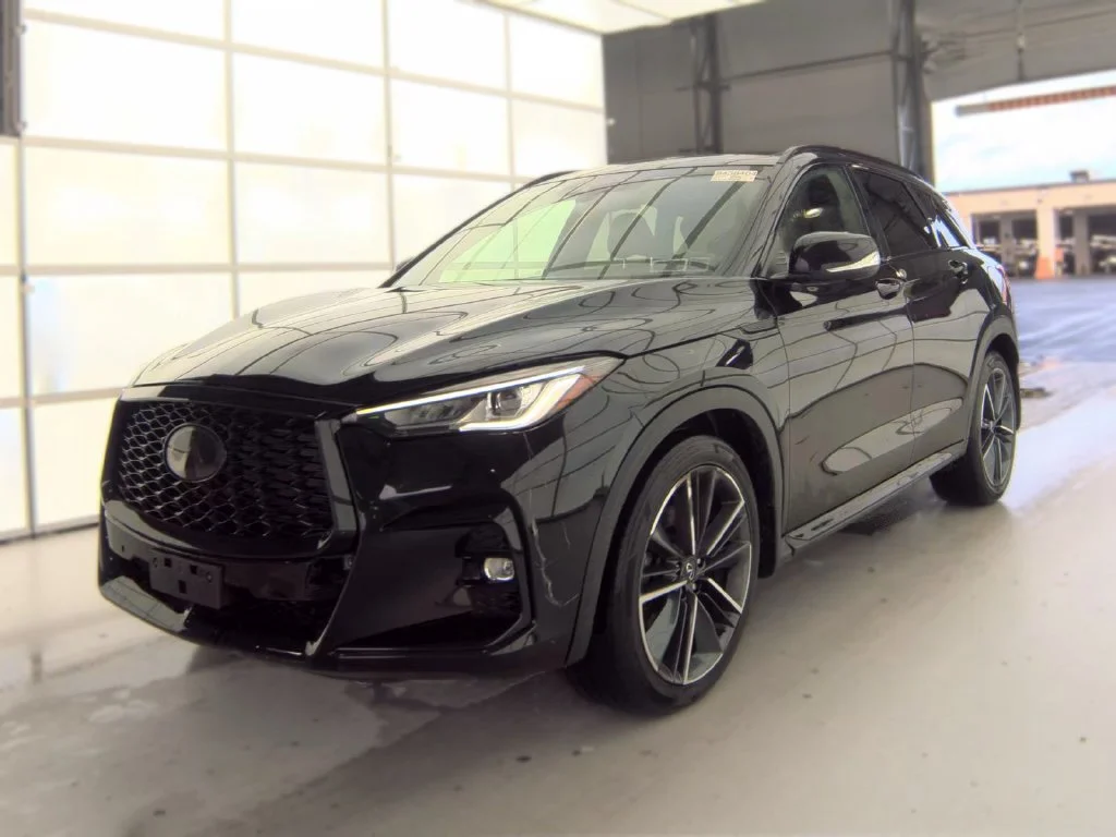 Certified Used 2023 Black INFINITI SPORT image 1