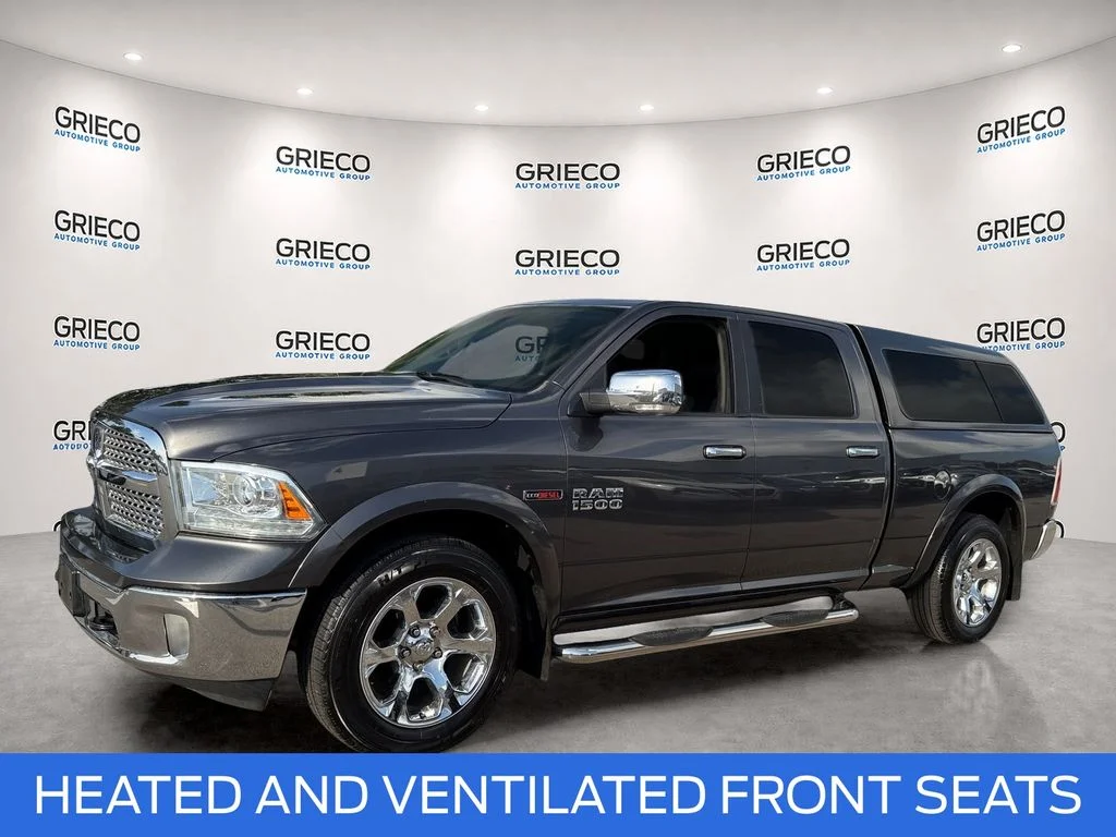 Used 2018 Granite Crystal Clearcoat Metallic Ram Laramie image 3