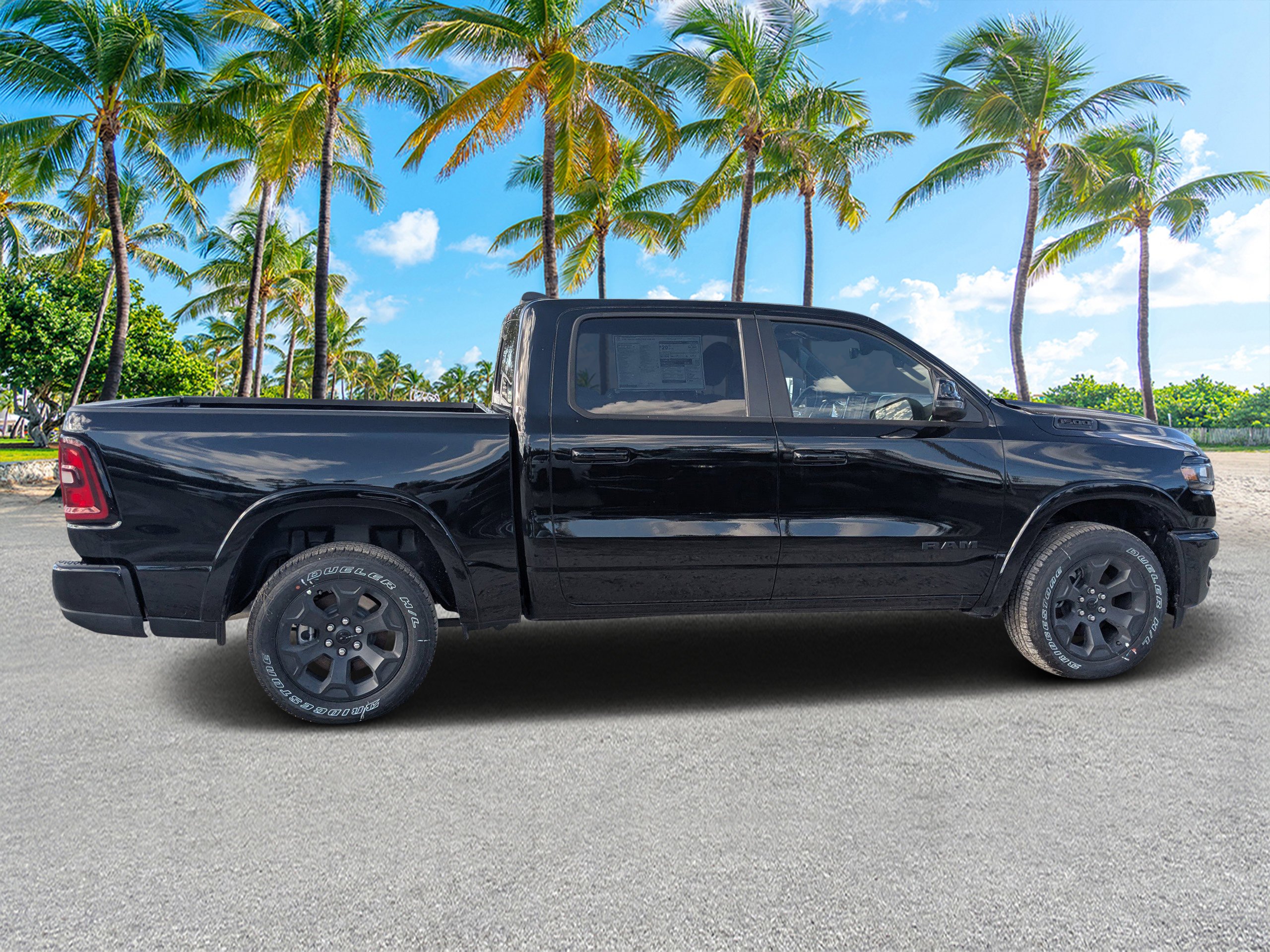 New 2026 Diamond Black Crystal Pearlcoat RAM Big Horn image 2