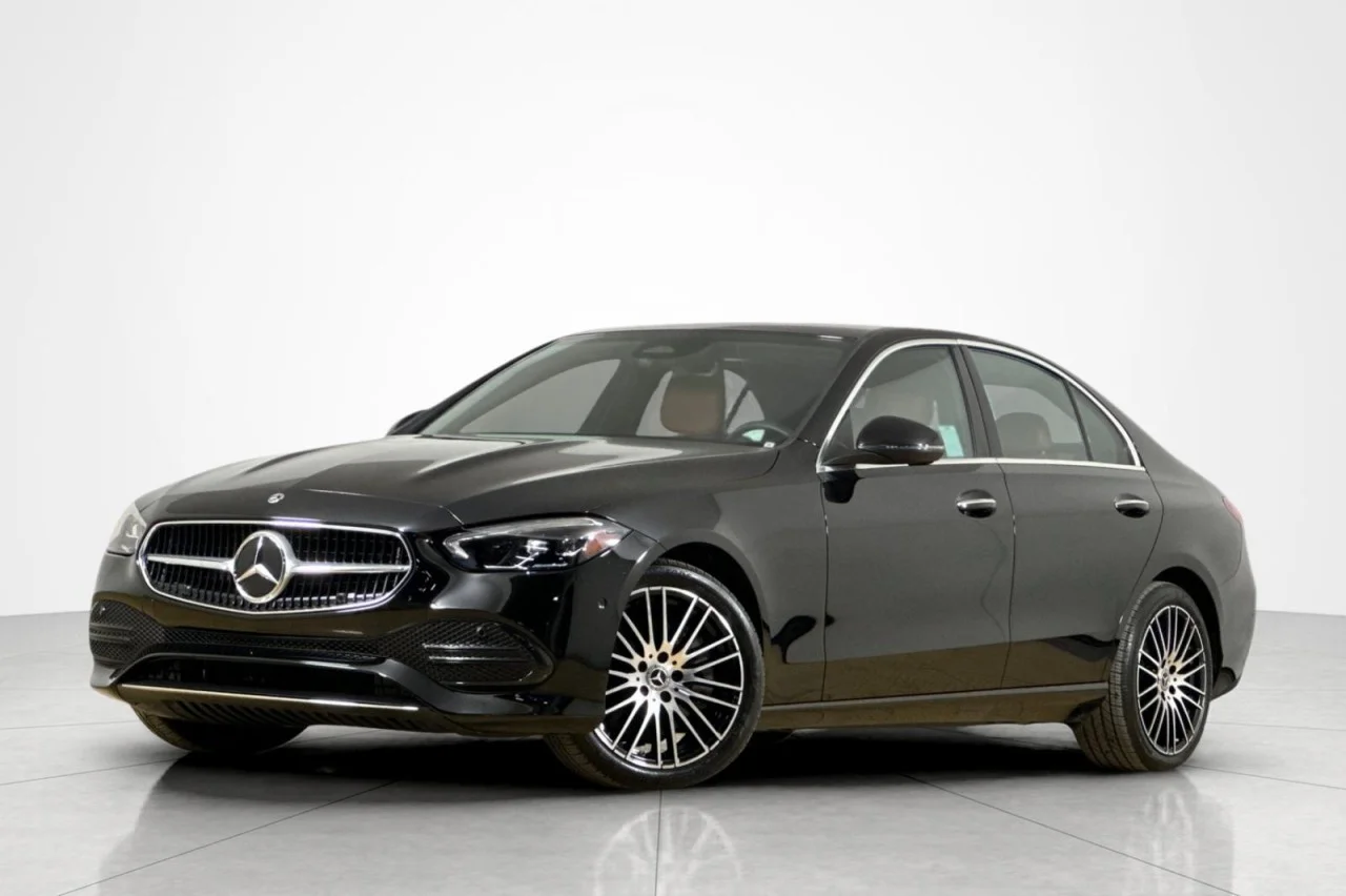 Certified Used 2024 Black Mercedes-Benz C 300 image 1