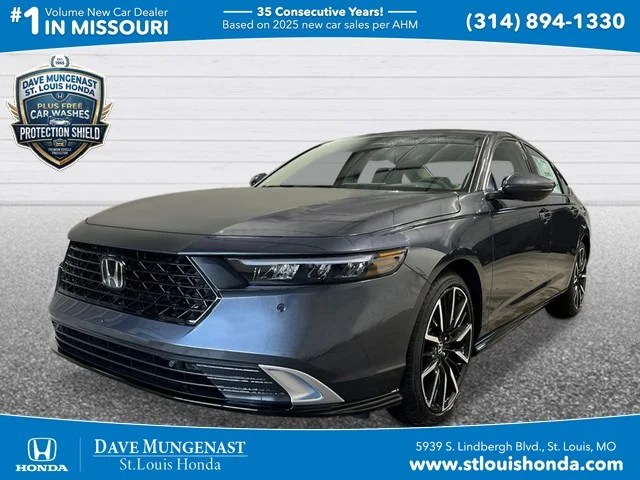 New 2026 Meteorite Gray Metallic Honda Touring image 1
