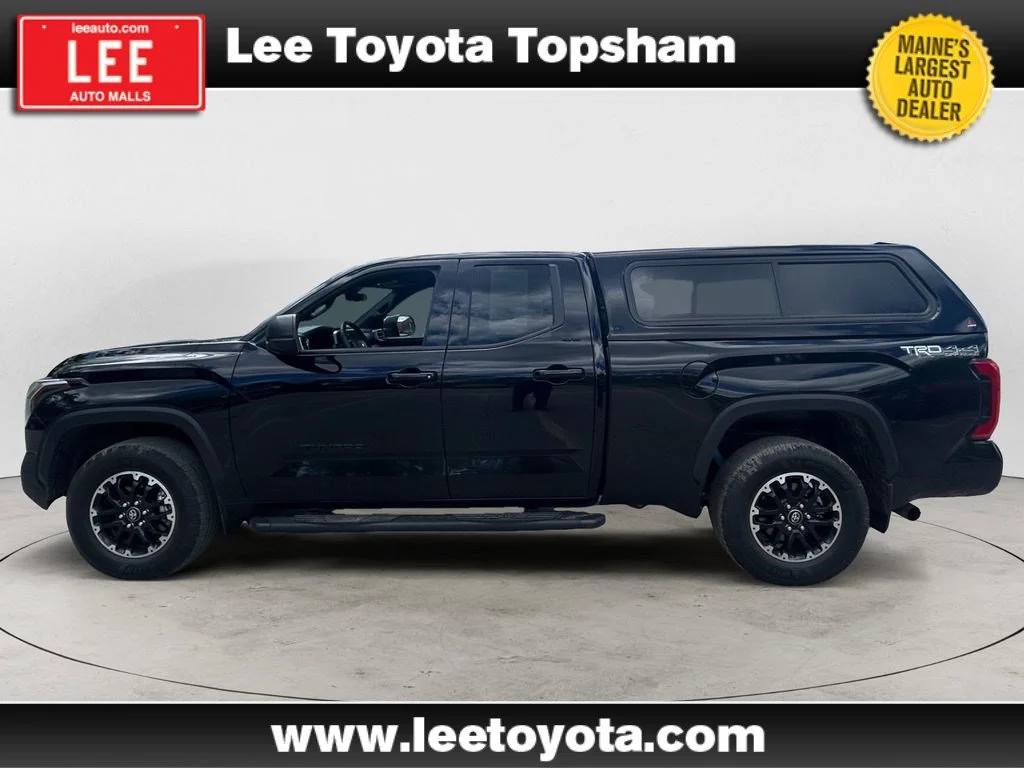 Certified Used 2025 Midnight Black Metallic Toyota SR5 image 2