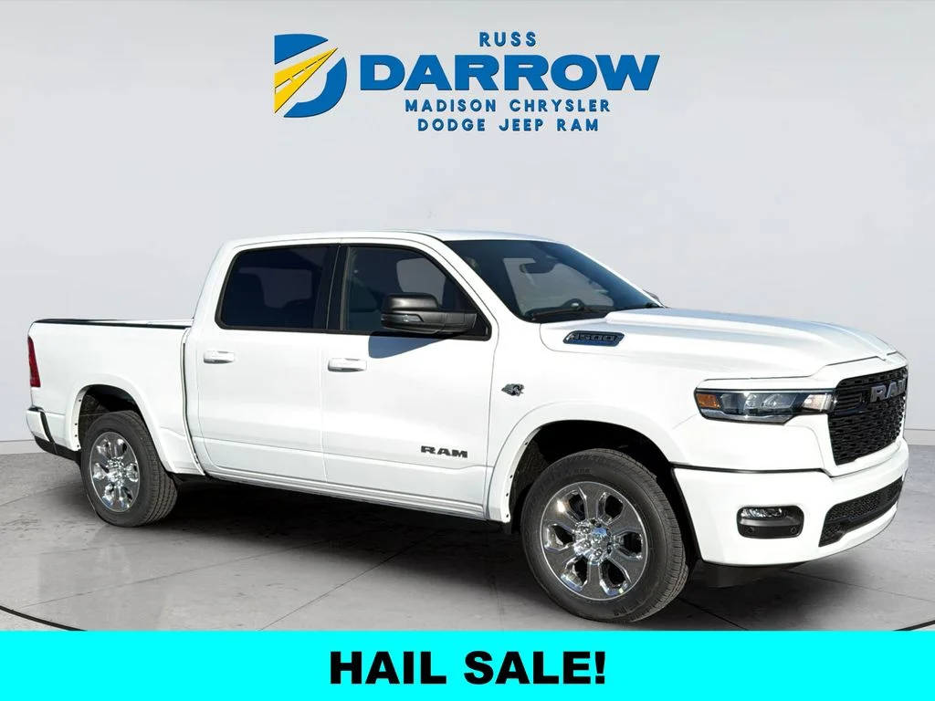 New 2026 Bright White Clear-Coat Exterior Paint RAM Big Horn/Lone Star image 7