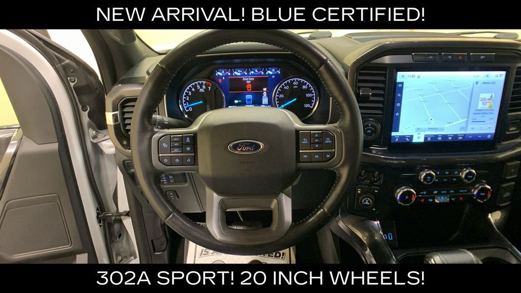 Certified Used 2022 White Metallic Ford XLT image 33