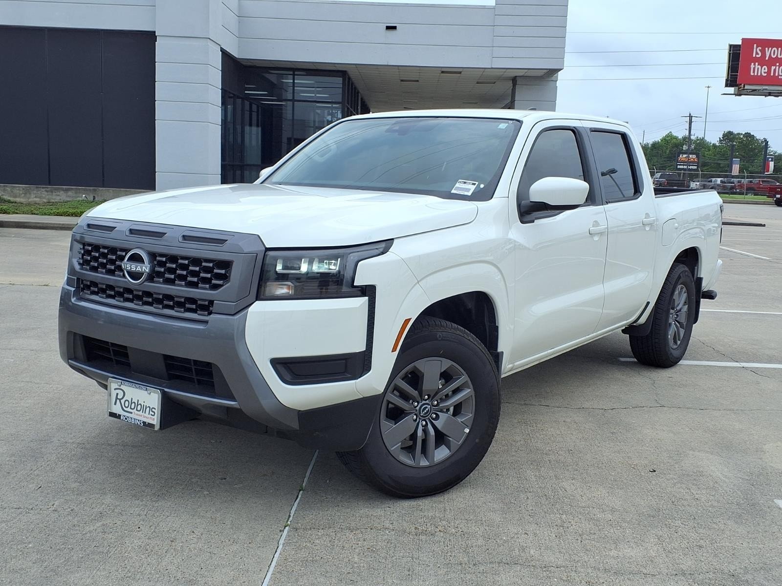 2026 Nissan Frontier SV White at Robbins Nissan