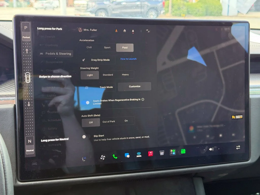 Used 2021 Black Tesla Plaid image 17