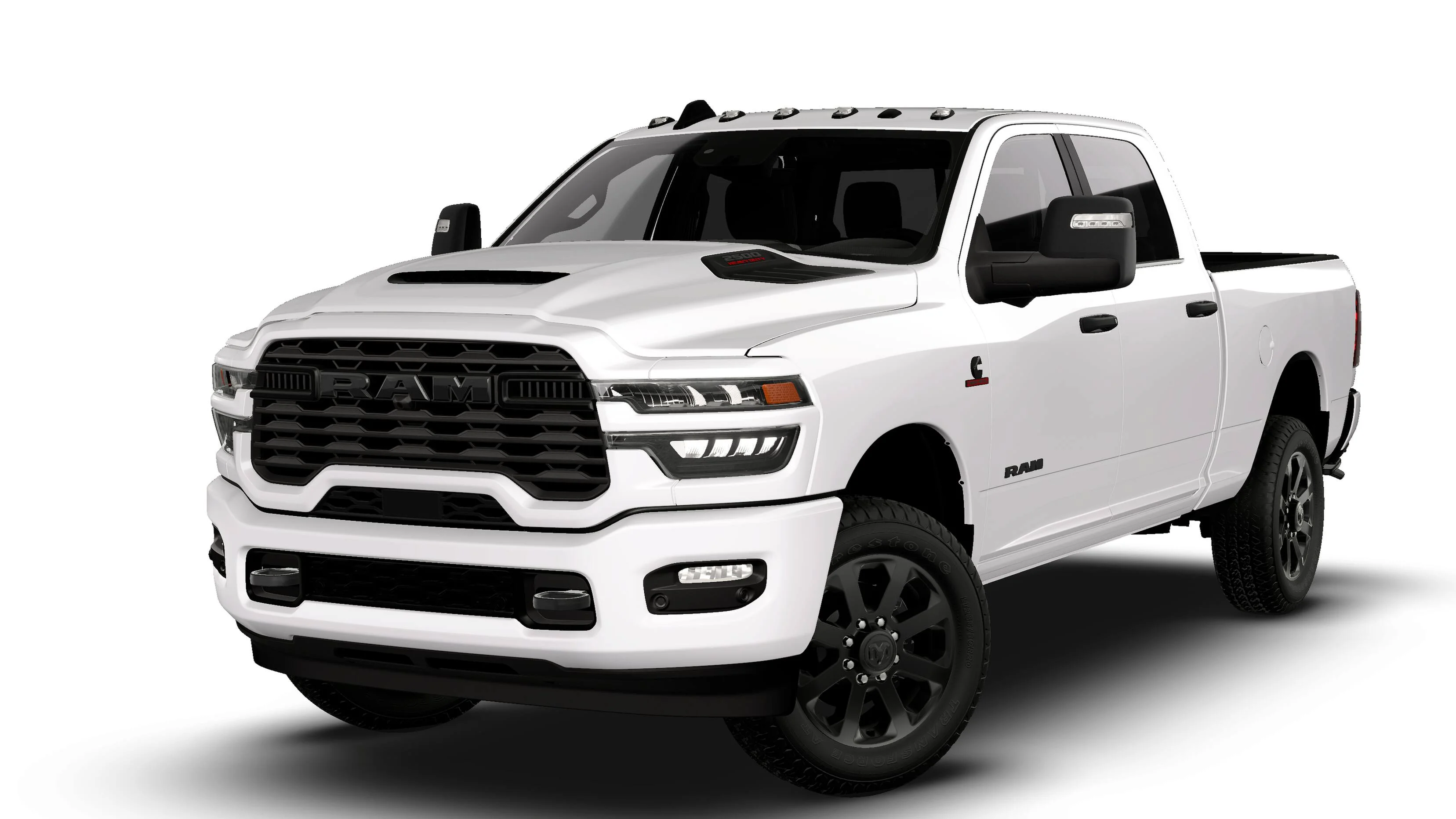 New 2026 Bright White Clear-Coat Exterior Paint RAM BIG HORN image 27