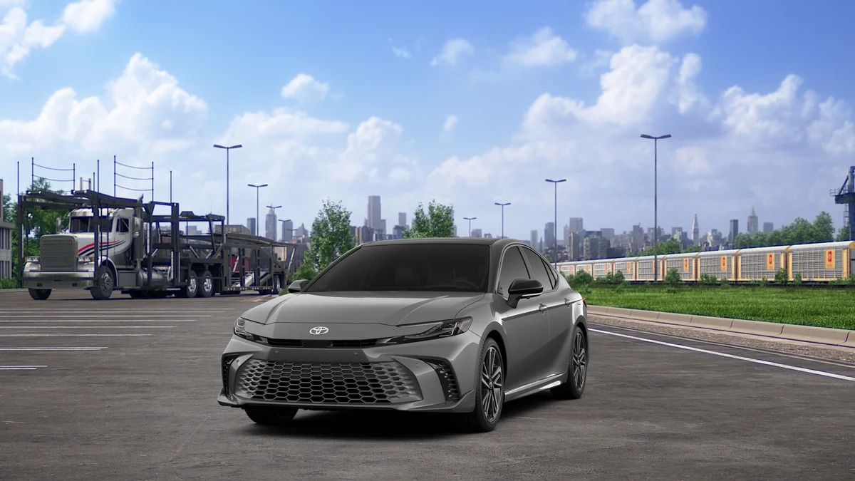 New 2026 Heavy Metal with Midnight Black Metallic roof Toyota XSE image 18