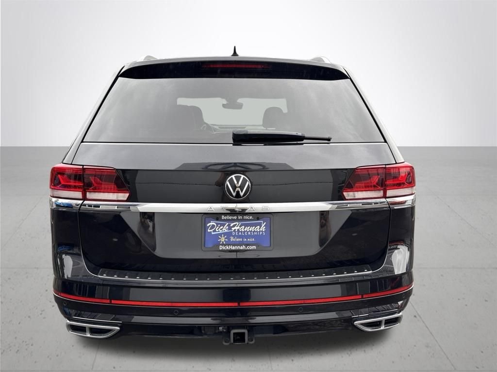 Used 2022 Deep Black Volkswagen 3.6L V6 SEL R-Line image 7