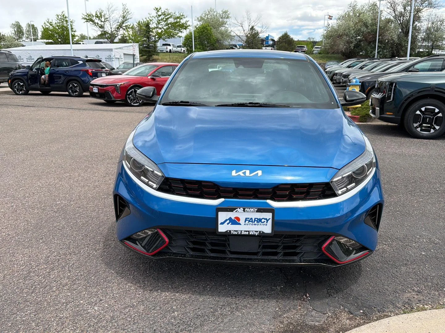 Used 2023 Sporty Blue Kia GT-Line image 2