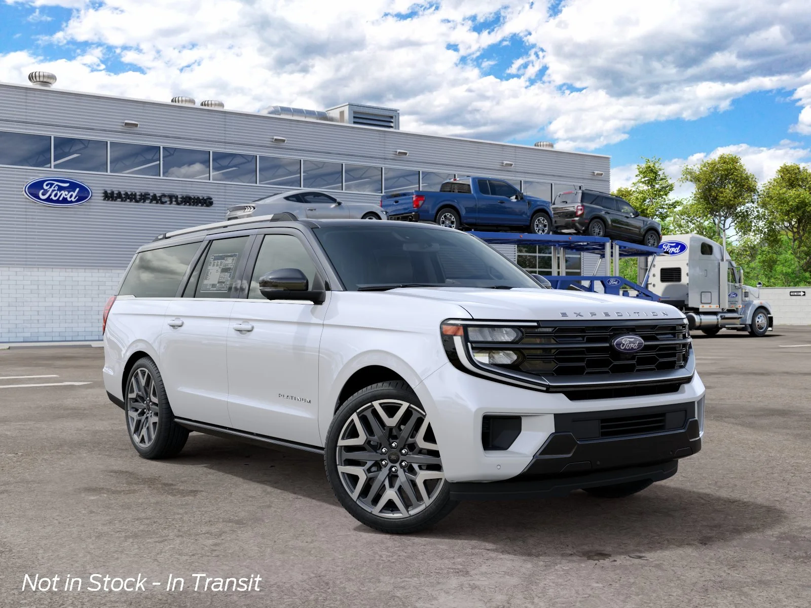 New 2027 Star White Metallic Tri-Coat Ford Platinum image 4