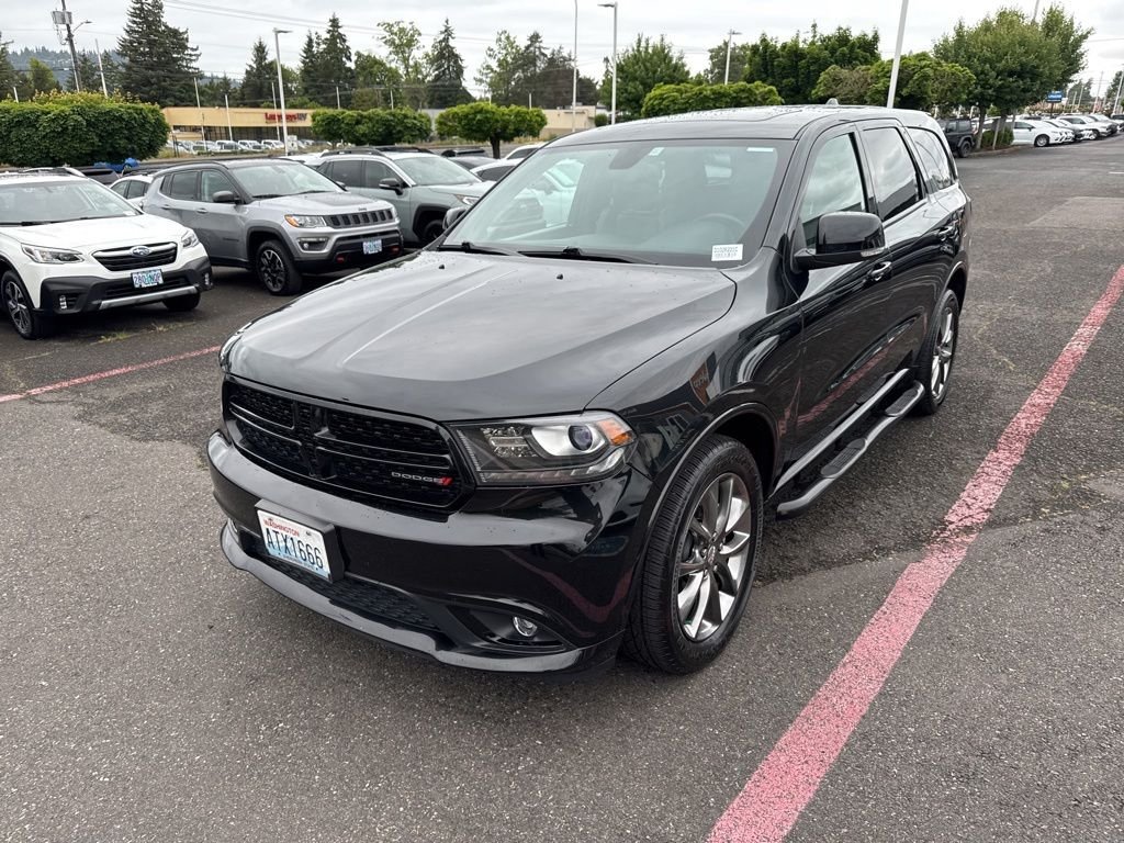 Used 2015 Brilliant Black Crystal Pearlcoat Dodge Limited image 2