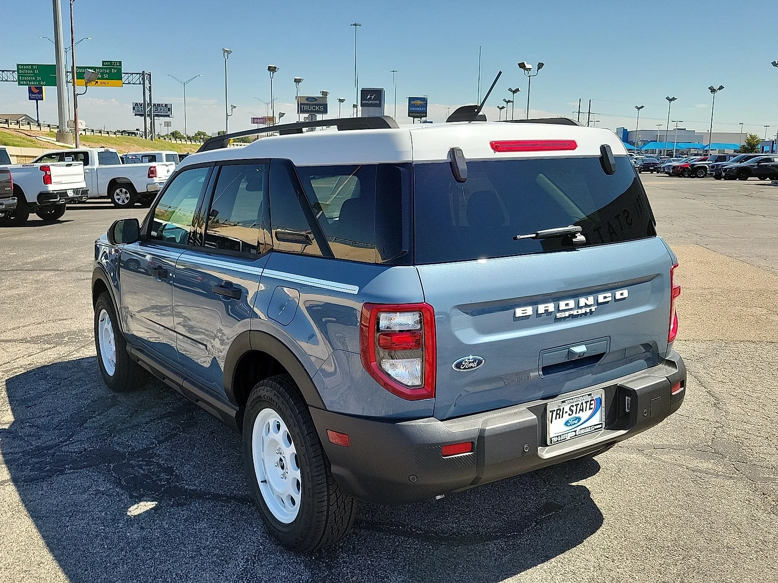 New 2025 Azure Gray Metallic Tri-Coat Ford Heritage image 3