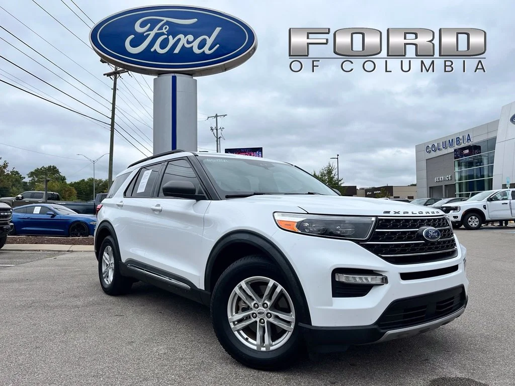 Used 2021 White Ford XLT image 1